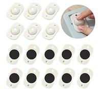 DURANTEY 16 Pcs Small Castor Wheels Adhesive Caster Wheels Stick On Castors Adhesive Swivel Wheels DIY Mini Casters for Plastic Storage Bins Container Small Furniture Trash Can Box Moving Wheels