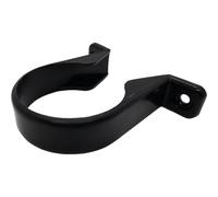 Duraplast UK™ Black Universal Waste Pipe Clip 50mm for Solvent or Pushfit Pipe | Secure & Durable PVC Bracket for Waste Pipe Support | Pack of 10 | for Plumbing & Bathrooms | Easy Installation
