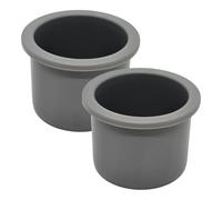 Duraplast UK™ Push Fit Waste End Cap 32mm - Grey (Pack of 2) | Durable PVC Pipe Stopper | Ceramic Finish | Leakproof Push Fit Connector | Tool-Free Installation