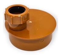 Duraplast UK™ Waste Adaptor 110mm x 32mm Single for Underground Drainage Pipe | For Solvent & Pushfit Installation