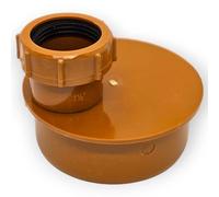 Duraplast UK™ Waste Adaptor 110mm x 40mm Single for Underground Drainage Pipe | For Solvent & Pushfit Connection