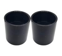 Duraplast UK™ Waste Straight Coupler 40mm DS Black Pack of 2