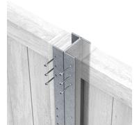 Durapost Classic Galvanised Metal Fence Post (H) 48mm (L) 3.0m - 2 Pack