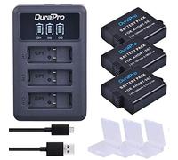 DuraPro 3Pcs Battery for GoPro Hero 7 Hero 6 Hero 5 Batteries + Rapid LED 3-Slots USB Charger with Type C Port for Gopro Accessories (Compatible with GoPro Hero5 All Firmwares v02.00, v02.01)
