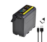 DuraPro 7200mAh 1Pc NP-F970 NP-F960 Battery with LED indicator for NP-F970,NP-F550,NP-F750,NP-F330,NP-F770,NP-F960, NP-F530, P-F570 KYTD Camera Batteries