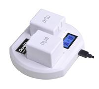 DuraPro Charging Station for Arlo Pro, Arlo Pro 2 & Arlo Go Camera Rechargeable Batteries (White)