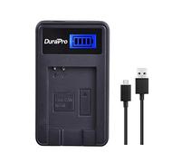 DuraPro LCD USB Battery Charger Replacement for Canon NB-6L / NB-6LH - Select PowerShot Cameras: IXUS 310, SX275, SX280, SX510, 200, 105, 210, 300, S90, S95, SD1300