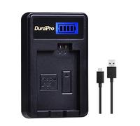 DuraPro Rapid LP-E5 LCD USB Battery Charger for Canon EOS Rebel XS, Rebel T1i, Rebel XSi, 1000D, 500D, 450D, Kiss X3, Kiss X2, Kiss F, LC-E5, CBC-E5