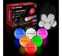 DURARANGE Glow in The Dark Golf Balls - Ultra Bright LED Golf Balls for Night Golf - Novelty Night Golf Gift for Men and Women | Backyard Practice Putting Green