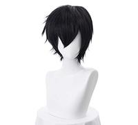 Durarara Izaya Orihara Wig Black Short Straight Men's High Temperature Fiber Synthetic Hair Party Cosplay Costume Wigs KUZW008A