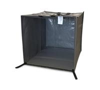 DURASACK 72-Gallon Leaf Collector Bag - Self-Standing, Reusable Heavy-Duty Bag, Charcoal