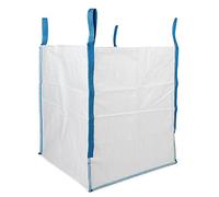 DURASACK Heavy Duty Builder's Bag - 200 Gallon White Woven Polypropylene Construction and Demolition Bulk Bag - Pack of 10