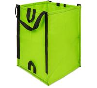 DURASACK Heavy Duty Home and Yard Bags 48-Gallon Reusable Self-Standing Lawn and Leaf Bags Garbage Can with Reinforced Handles, Lime Green