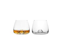 Final Touch 100% Lead-Free Crystal Whisky Glasses, Whiskey Glasses, Made with DuraSHIELD Titanium Reinforced for Increased Durability, High 9 cm, 300 ml, Pack of 2