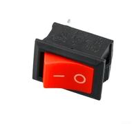 Durashmall 10 Pack Small Square Rocker Switch 21mm x 15mm Two Legged Kill Switch 10A 125V for Chainsaw Fuel Engine and Equipment