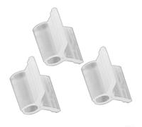 Durashmall 100pcs Garden Grafting Clips Plastic Plant Clamp for 2 to 4.5mm Stem Fixing Soft Material Gentle Non Damaging Support for Vegetable Vines Such as Eggplants and Melons Eas(4.5mm)