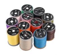 Durashmall 140D Nylon Thread Kit Fly Tying Thread Non Waxed Dry Wet Nymph Midge Streamer And Scud Fly Patterns For Common Bobbins(12PCS)