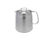 Durashmall 304 Stainless Steel Oil Filter Pot with Cover 1.5L or 2L Kitchen Strainer for Filtering Hot Oil Multi Function Cooking Tool for Home Use(2L)