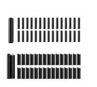 Durashmall 40 Pack ABS Swimming Pool Cover Fasteners Heavy Duty Windproof Clamps for Secure Hold up to 7 Inch Edge Thickness Black Plastic Clips for Above Ground Pools(60pcs)