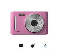 Durashmall 4K Digital Camera with 64MP Sensor 8X Digital Zoom 2.4 Inch IPS Screen for Beginners Students and Teens Portable Retro-Style CCD Photography Camera for TF Card up to 64GB(Purple 32G)