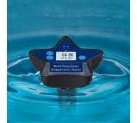 Durashmall 9-in-1 Wireless Water Quality Tester,for Tuya Smart App, pH ORP SALT Meter with High-Precision Sensors,for Pool Aquarium Lab, Rechargeable Blue