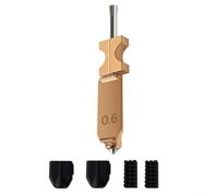 Durashmall All Metal Quick Detachable Nozzle Kit for Flashforge AD5X with 0.4mm Tip 2 Silicone Covers and 2 Cleaning Brushes for FI-6130 FI-6140 FI-6230 FI-6240 Series(0.6mm)