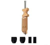 Durashmall All Metal Quick Detachable Nozzle Kit for Flashforge AD5X with 0.4mm Tip 2 Silicone Covers and 2 Cleaning Brushes for FI-6130 FI-6140 FI-6230 FI-6240 Series(0.4mm)