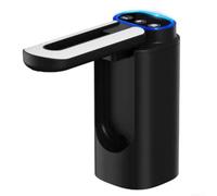 Durashmall Automatic Water Bottle Pump with Foldable Spout, 1200mAh USB-C Rechargeable Dispenser,for 5/8/12/18L Bottles, 3 Mode Smart Water Dispenser,for Home Office Kitchen, Black(black)