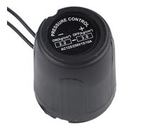 Durashmall Automatic Water Pump Pressure Switch Controller AC220V 15A Metal ABS Double Control for Home Garden Irrigation System 3/8 Inch Thread Black(3/8 2.2-3.0kg)
