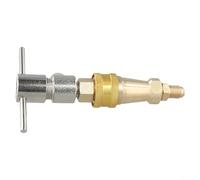 Durashmall Brass Quick Connect Coupling 1/4 Inch FNPT for Refrigerator High Pressure Washer Pipeline Cleaning and Dredging Tool Yellow Metal Hand Tool