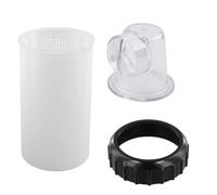 Durashmall Circulation Pump Insert Components Kit Filter Pump Assembly For SPS25 SPS50 SPS75 SPS100 Pool Filtration System Replacement Parts Including Transparent Pre Filter Lid Suction Sieve