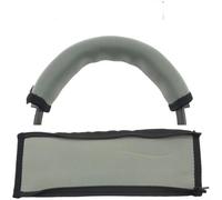 Durashmall Compatible Headband Cover for Audio Technica MSR7 M50X M40X M30X M20X Stretchable Neoprene Protective Sleeve with Zipper Closure Black(Gray)