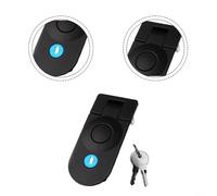 Durashmall Compression Push Lock Latch Zinc Alloy and Steel Flush Mount Design Easy Push Button with Two Keys for Tool Box Camper Caravan Trailer Boat Marine Accessories Secure Valu