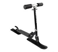 Durashmall Dual Purpose Snowmobile and Scooter for Snow and Land Use Abrasion Resistant Iron and PVC Material Suitable for Adults and Children Customizable Design for Winter Sports Black Pink Blue(A)