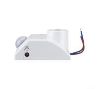 Durashmall E27 Screw Socket PIR Motion Sensor Light Switch with Adjustable Delay Timer for LED Incandescent Fluorescent Bulbs Home Security Automation