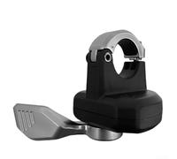 Durashmall Ebike Thumb Throttle Quick Release Left Hand Accelerator for Electric Scooter and Bicycle 12V-72V ABS PC Material with 1800mm or 250mm Cable Black(SM Connector)