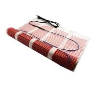 Durashmall Electric Floor Heating Pad Kit with Digital Thermostat 220V Radiant Warming System for Bathrooms Kitchens Commercial Use PVC Silicone Fluoroplastic Insulation 70W 150W 225W(50cm*1m)