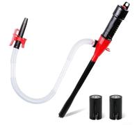 Durashmall Electric Fuel Transfer Pump Portable Battery Powered Siphon Pump for Petrol Diesel Oil and Water for Automotive Applications(Red)