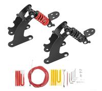 Durashmall Electric Scooter Rear Suspension Shock Absorber, Rear Shock Absorber Electric Scooter Suspension Kit For M365 For 1S PRO2 78Mm / 3.1in 92Mm / 3.6in (black for Pro/Pro2)