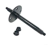 Durashmall Exercise Bike Middle Wheel Axle Replacement Pedal Axle Part For Indoor Cycling Bikes Fitness Equipment Metal Black(20mmx165mm)