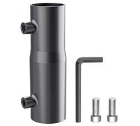 Durashmall For Starlink Mounting Kit Steel Roof Wall Pole Adapter for Standard And Performance Models Black 140x41x41mm With Installation Tools