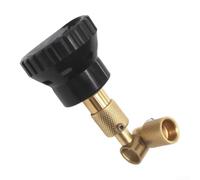 Durashmall High Pressure Adjustable Atomizing Sprayer Nozzle Copper 180 Degree Fine Mist for Agricultural Irrigation Greenhouse Windproof Sprinkler Head with 14x1.5 Inner Thread Fit