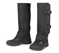 Durashmall Hiking Gaiters Guards Oxford Cloth Leg Protection Snake Gaiters Waterproof Snake Guards For Outdoor Activities Adjustable Straps (black)