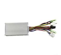 Durashmall JN 36V 48V Electric Bike Brushless Motor Controller 17A 250W 350W Sine Wave Three Mode for Hall Sensor Aluminum Plastic for E Bike and Electric Scooter Silver