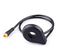 Durashmall Left Mounted Electric Bike Pedal Assist Sensor with 12 Magnets Dual Hall for 24V 36V 48V 60V 72V E-Bike Waterproof IPX5 Black(Thickness 8mm)