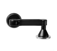 Durashmall Magnetic Aluminum Alloy Bracket for Coffee Machine Secondary Water Distribution Net 180 Degree Rotating Self Wall Mount Holder Black(Black)