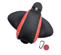 Durashmall Magnetic Motorcycle Tank Pad Shock Absorbing Anti Collision Protector with Flying Fish Design for Street Cruisers Red(Flying FishRed)