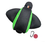 Durashmall Magnetic Motorcycle Tank Pad Shock Absorbing Anti Collision Protector with Flying Fish Design for Street Cruisers Red(Flying FishGreen)