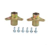 Durashmall Pair 17mm 3 Stud Front Wheel Rim Hub with Bearing for 50cc to 250cc ATV Dirt Bike Go Kart Buggy UTV Cart and Drift Trike