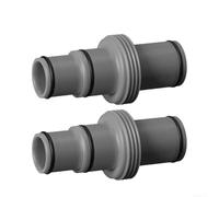 Durashmall Pool Hose Connector 38mm & 32mm, 3-Way Sand Filter System Adapter,for Intex & Pumps, Robust PP Plastic Fitting,for Secure Leak-Free Connection(1.5in to 1.25)